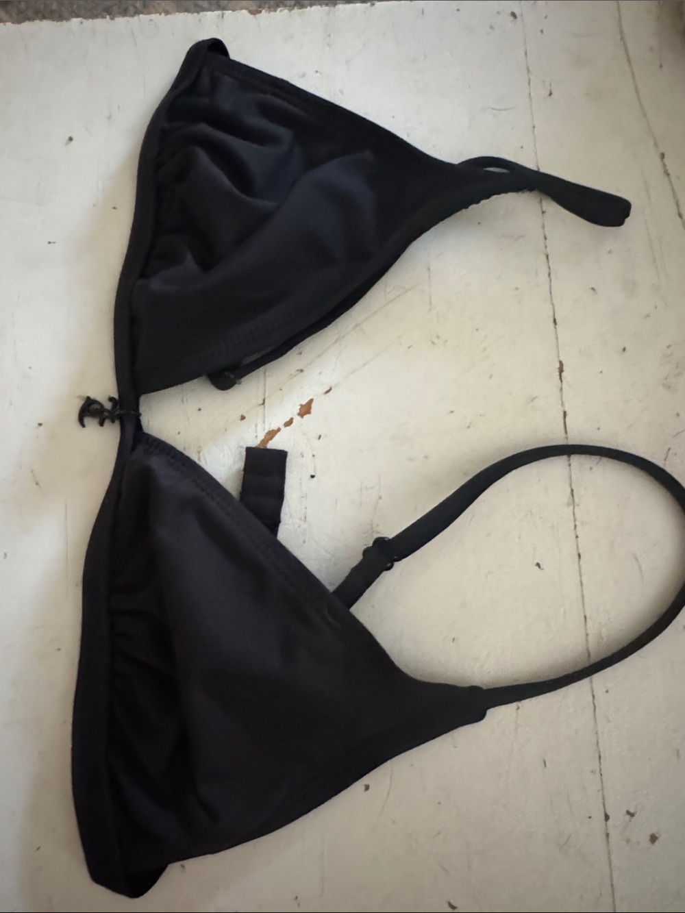 Juicy Couture Black Triangle Bikini Top